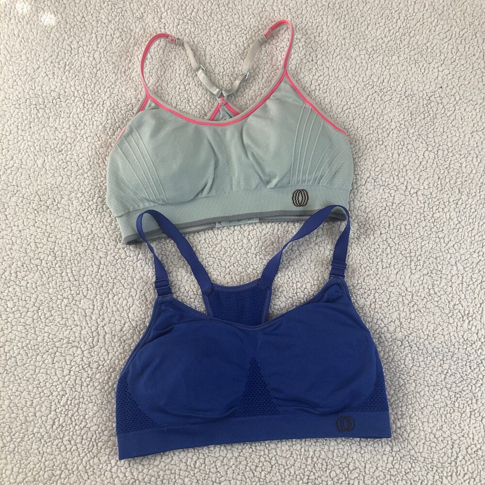 Balance Collection bundle racerback adjustable strappy padded sports bras small